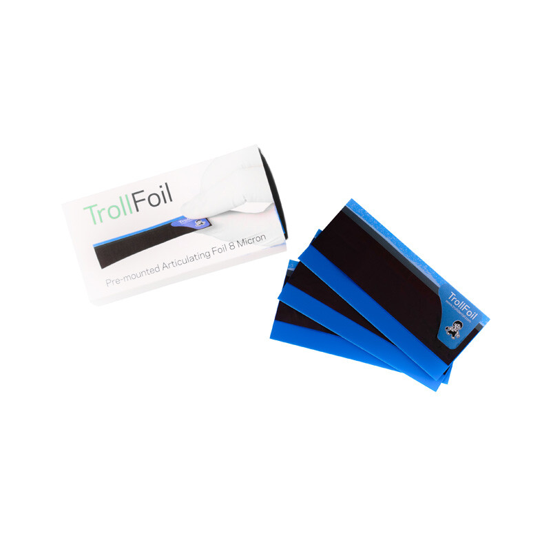Directa TrollFoil Thin Articulation Paper Dental Occlusion Red/Blue 100pcs