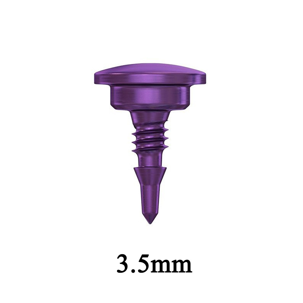10pcs Dental GBR Bo ne Tack Screw 3.5mm Case Surg ical Membrane Fixation
