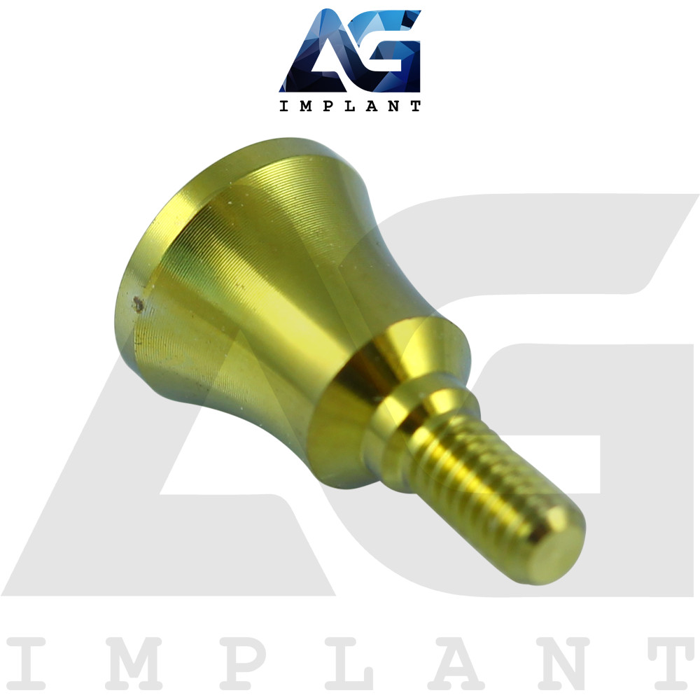 10 Wide Concave Anatomic System Healing Cap Ø5.5 Dental With Screw Hexagon 2.42