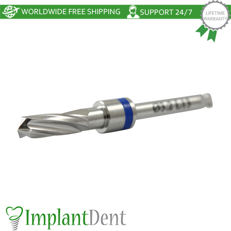 1x Dental Integral Stopper Drill 3.2mm Stainless Steel Dentistry Tool