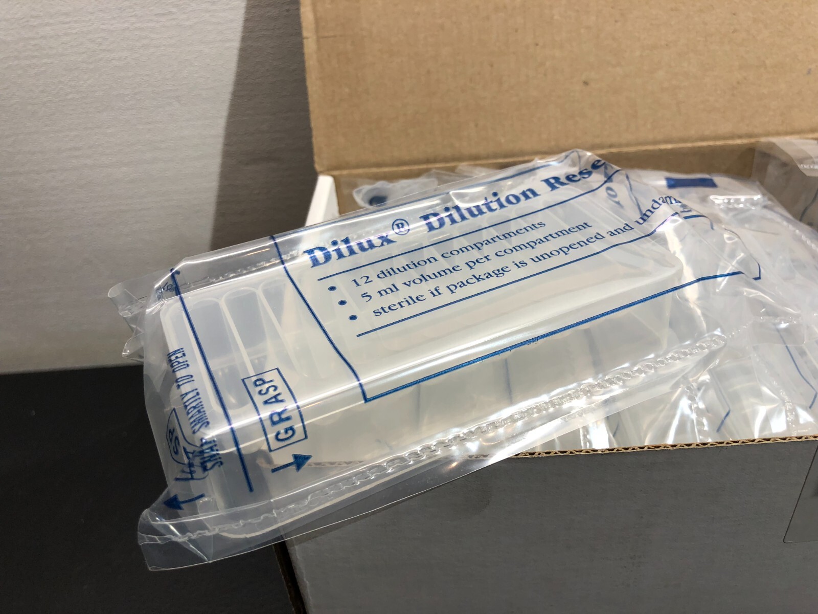 Chemglass Dilux Dilution Reservoirs Sterile CLS-3796-001
