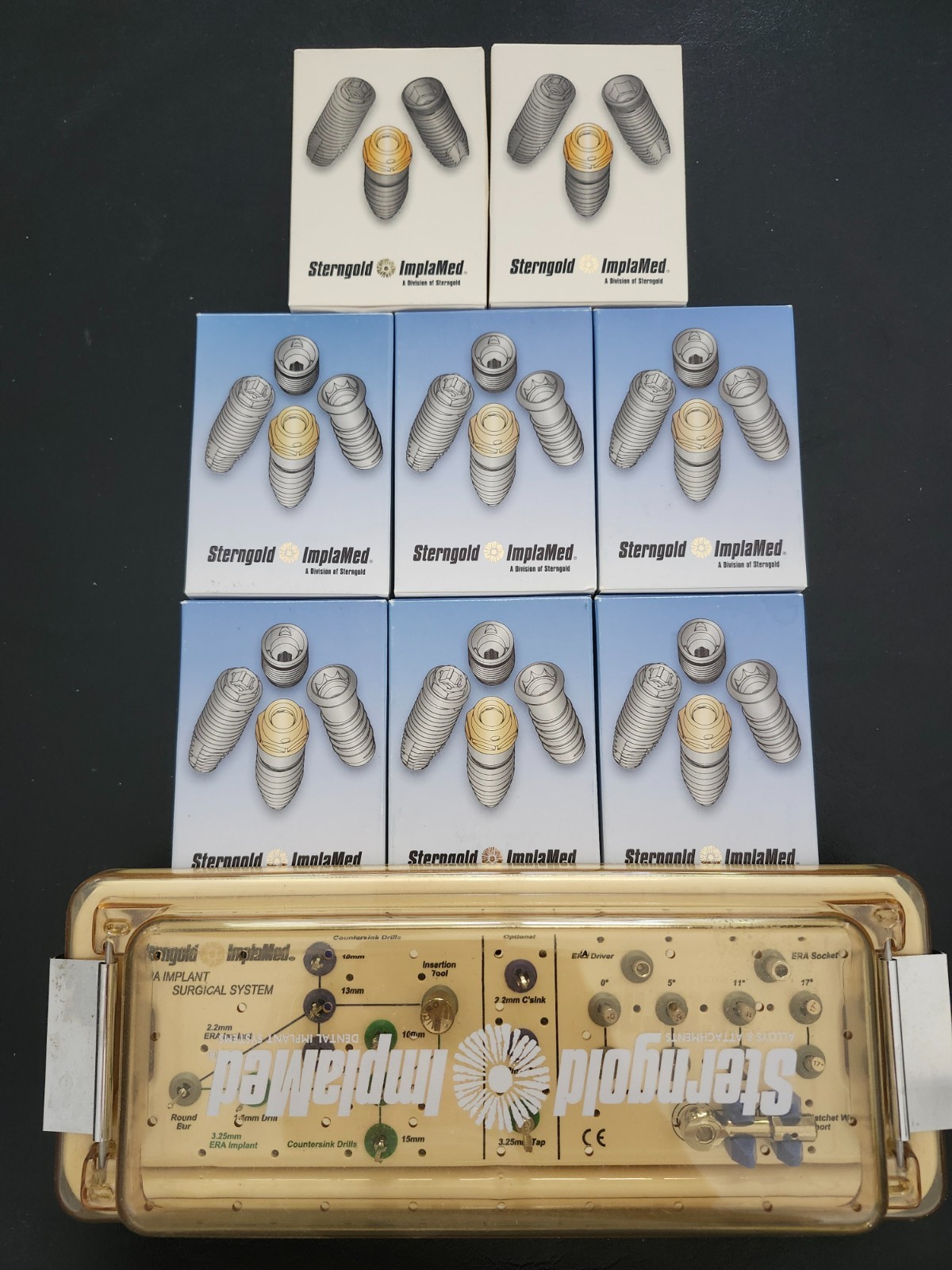 Expired Dental Implants and Surgical Kit – for training purposes only