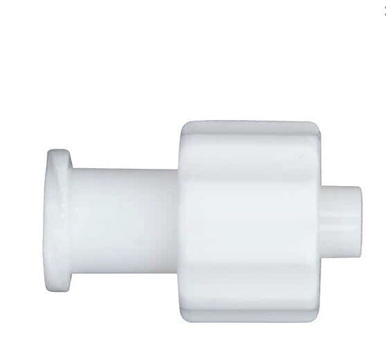 (1000) VALUE PLASTICS Nylon M Luer Integral Lock Ring to F Luer Thread Coupler