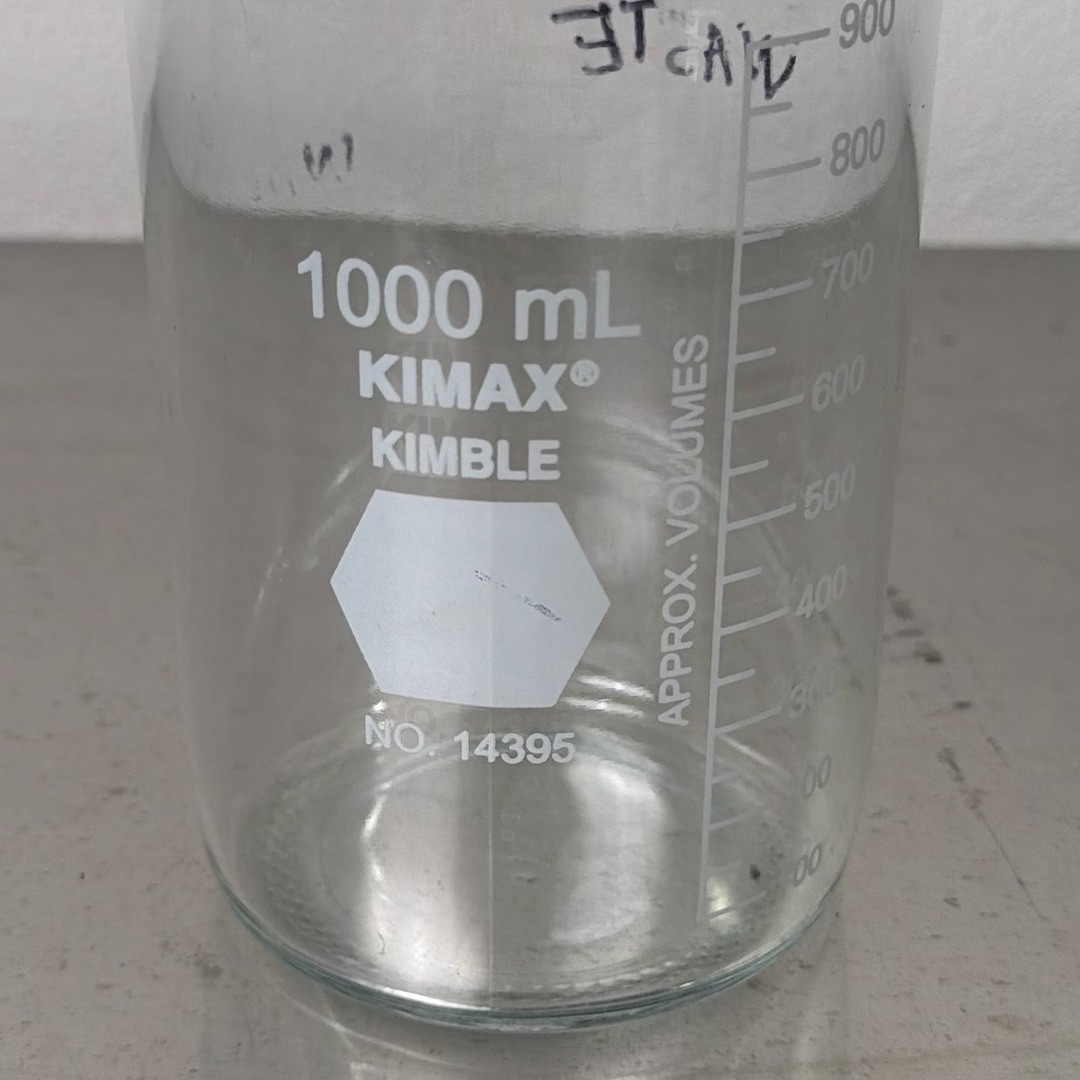KIMBLE KIMAX 14395 1000mL Glass Graduated Media Storage Bottle