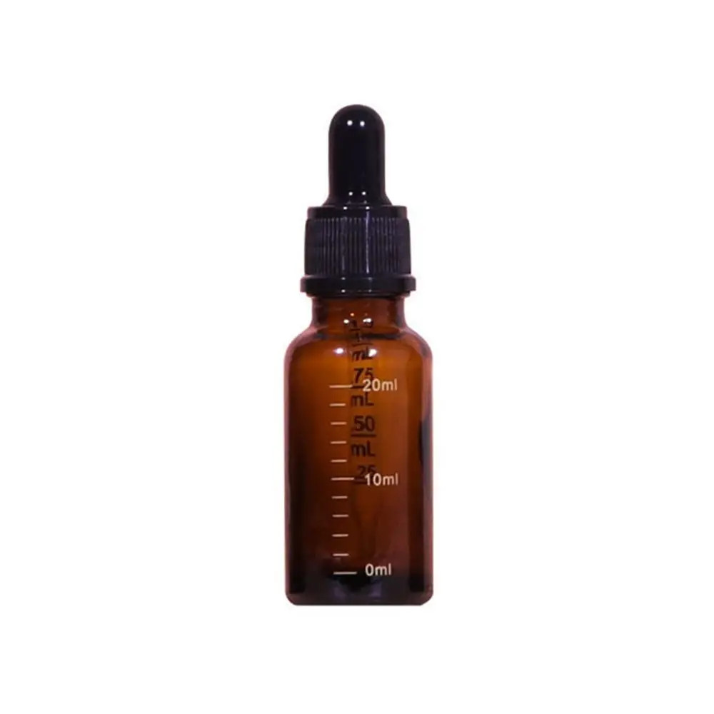 5ml-100ml Empty Dropper Bottle with Scale Reagent Eye Drop Amber Glass Aromather