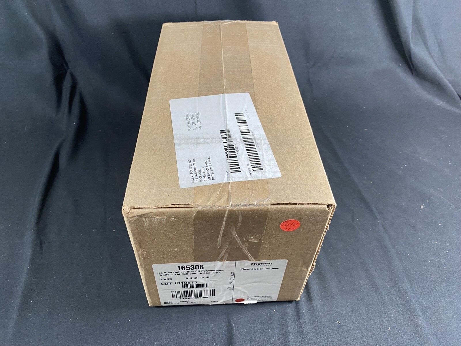 THERMO SCIENTIFIC NUNC 0.4mL White Clear TC Sterile 96 Well Plate 165306 (30/Cs)