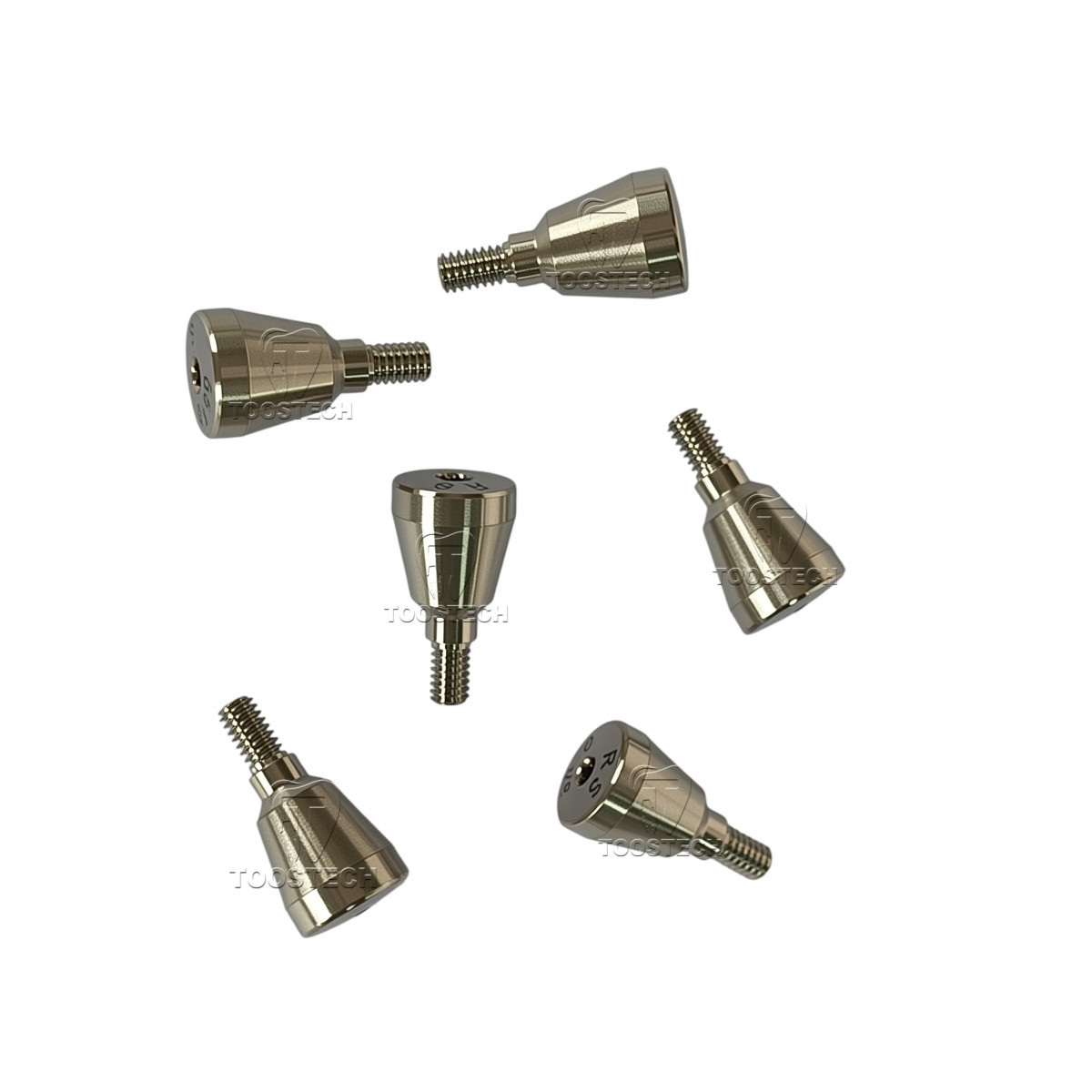 1/6/10/20pcs Dental Titanium healing abutment fits to Alpha-bio D3.8/5.5mm