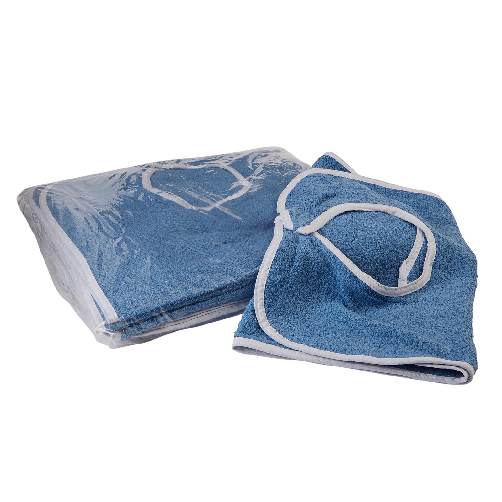 Beck’s Classic Terry Adult Bib, Blue – 1 Dozen