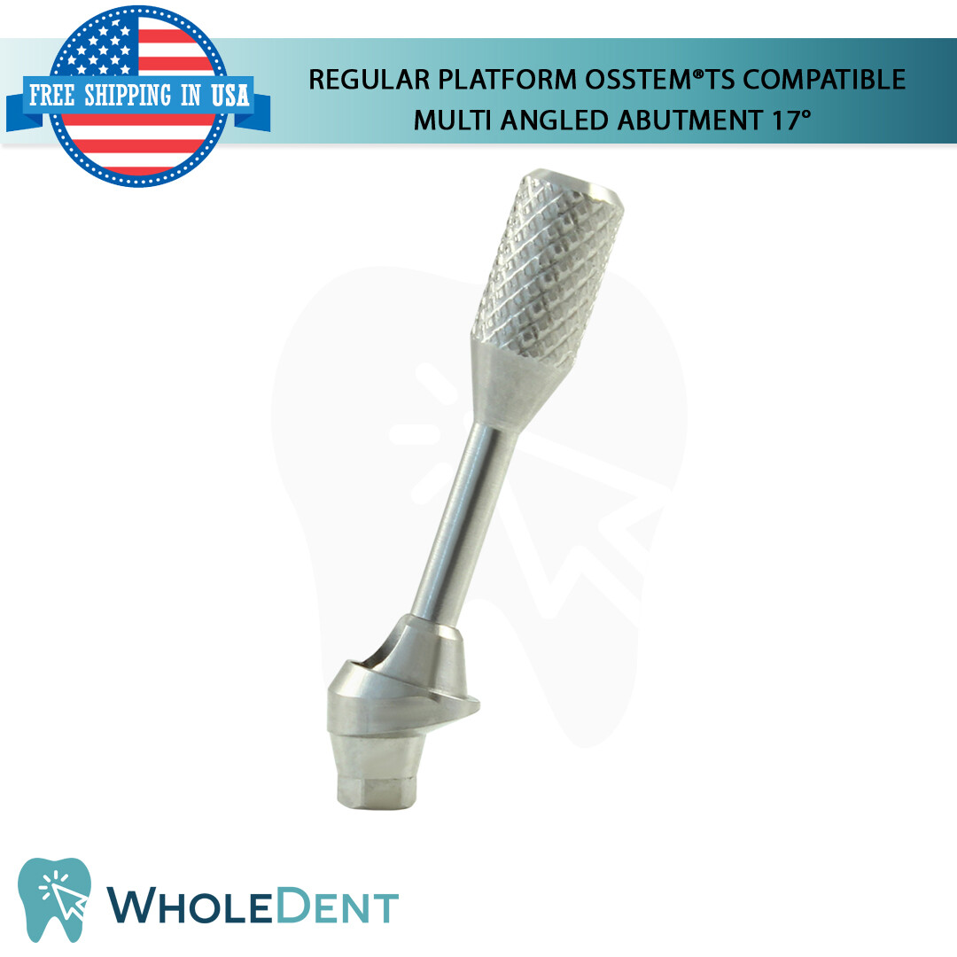 1X Dental Osstem® TS Compatible Regular Platform Multi Angulated Abutment 17°