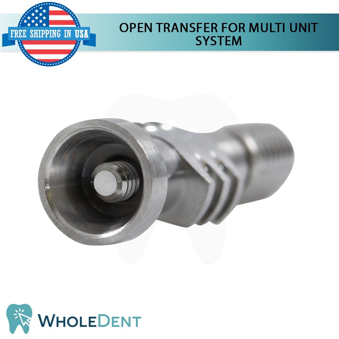 1X Impression Coping Open Tray Transfer For Multi Unit 1.6mm System Abutment