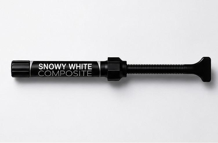 Snowy White LC Nano Hybrid Composite 4g for Anterior Restorations (Bleach Shade)