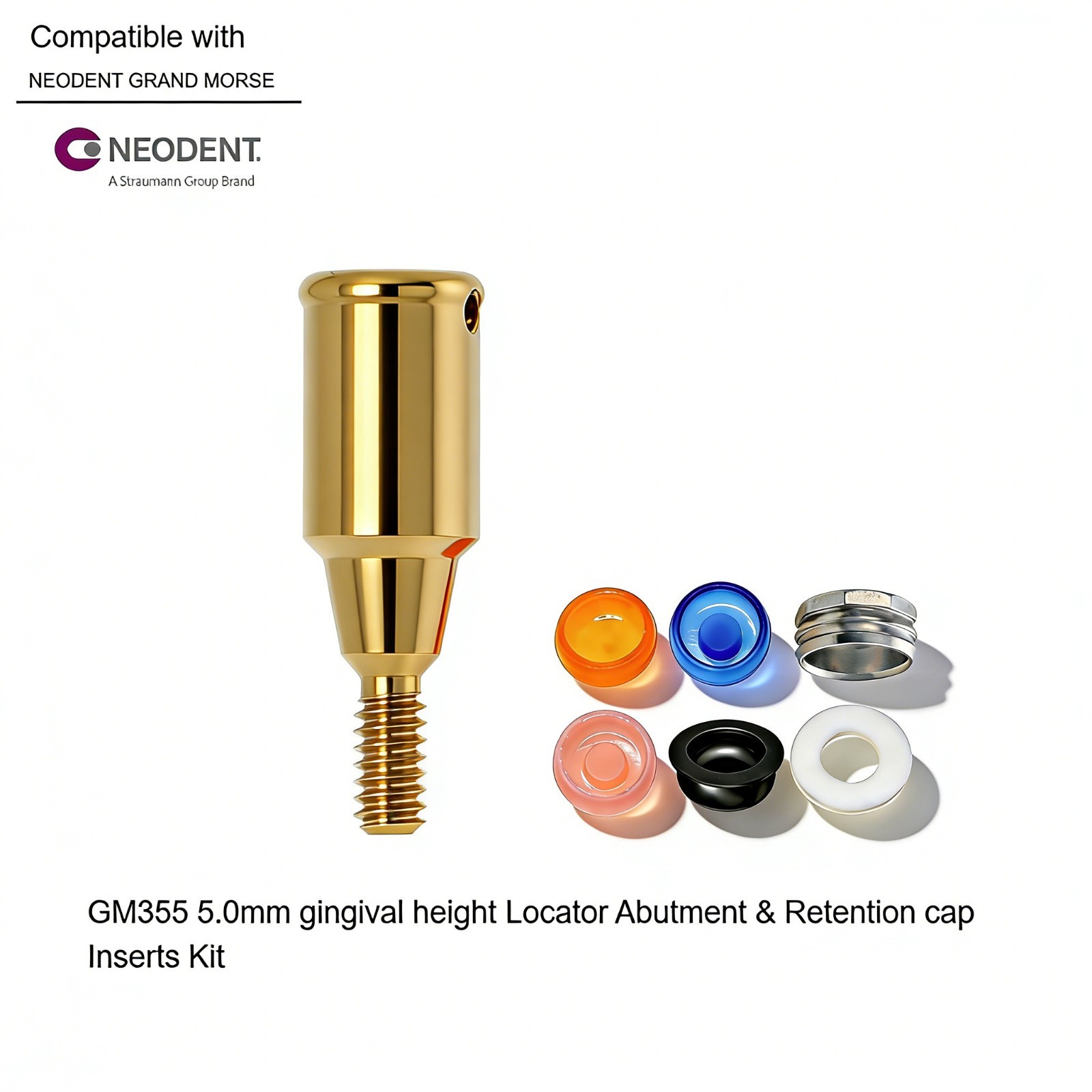 Titanium Zest Locator Abutment Fit NeoDent Grand Morse GM All Implant Platform