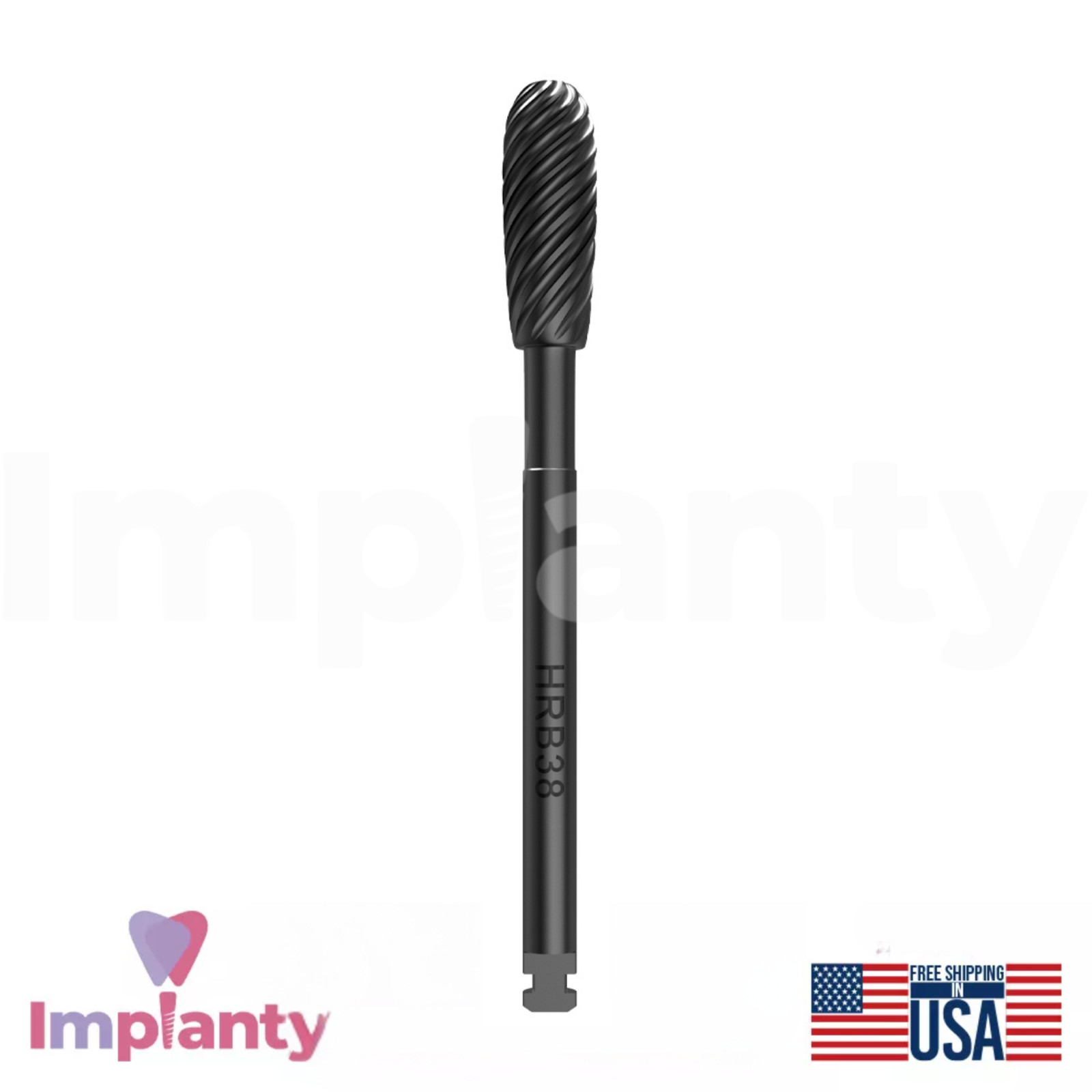 GDT Swirl Cycle Head Stainless Steel Dental Bur Ø3.8mm Diameter Latch-Type Shank