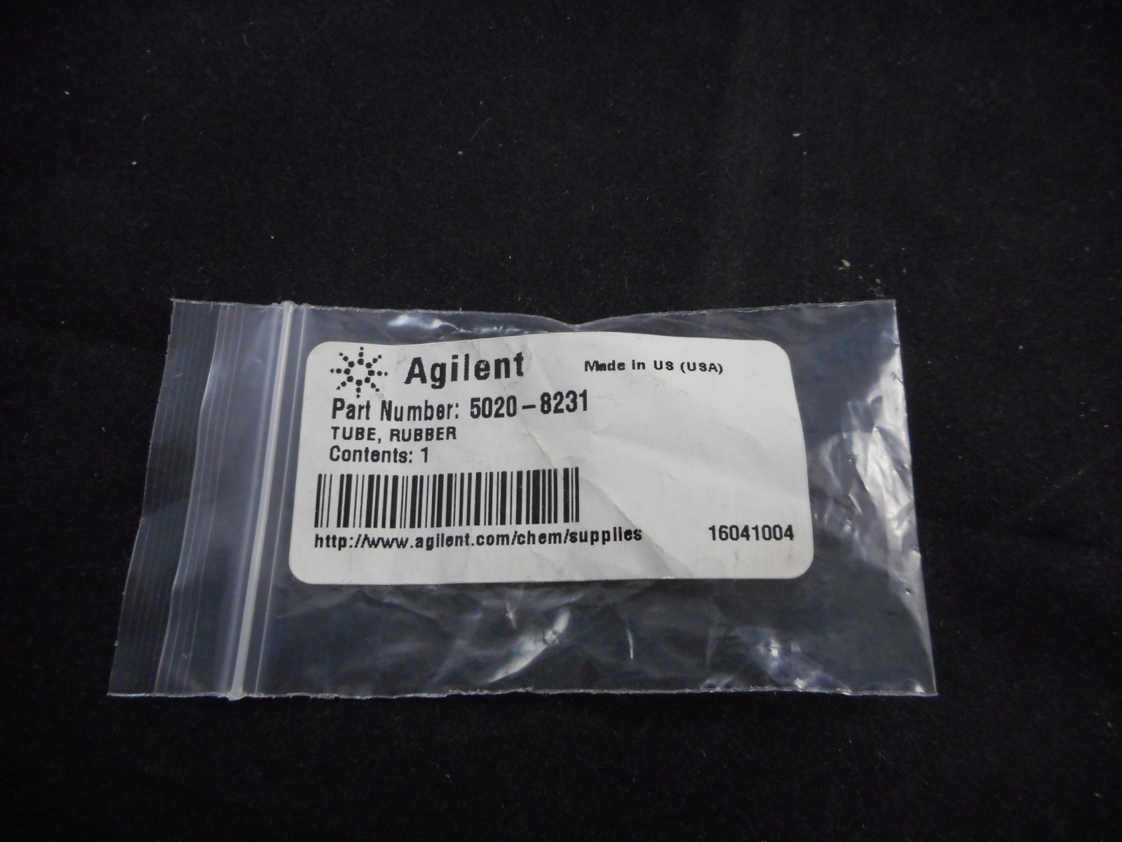 AGILENT Rubber Tube 25mm Length 7mm OD 2mm ID Replacement Part