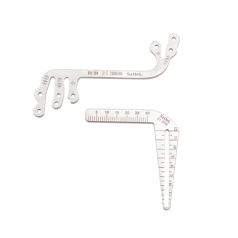 Dental Implant Surgery Planting Positioning Guide Angle Ruler S/L+4*Parallel Pin