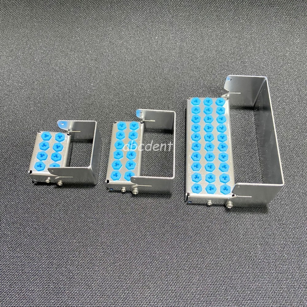 8/12/30 Holes Dental Scaler Tips Holder Bur Box Disinfection Sterilizer Stand