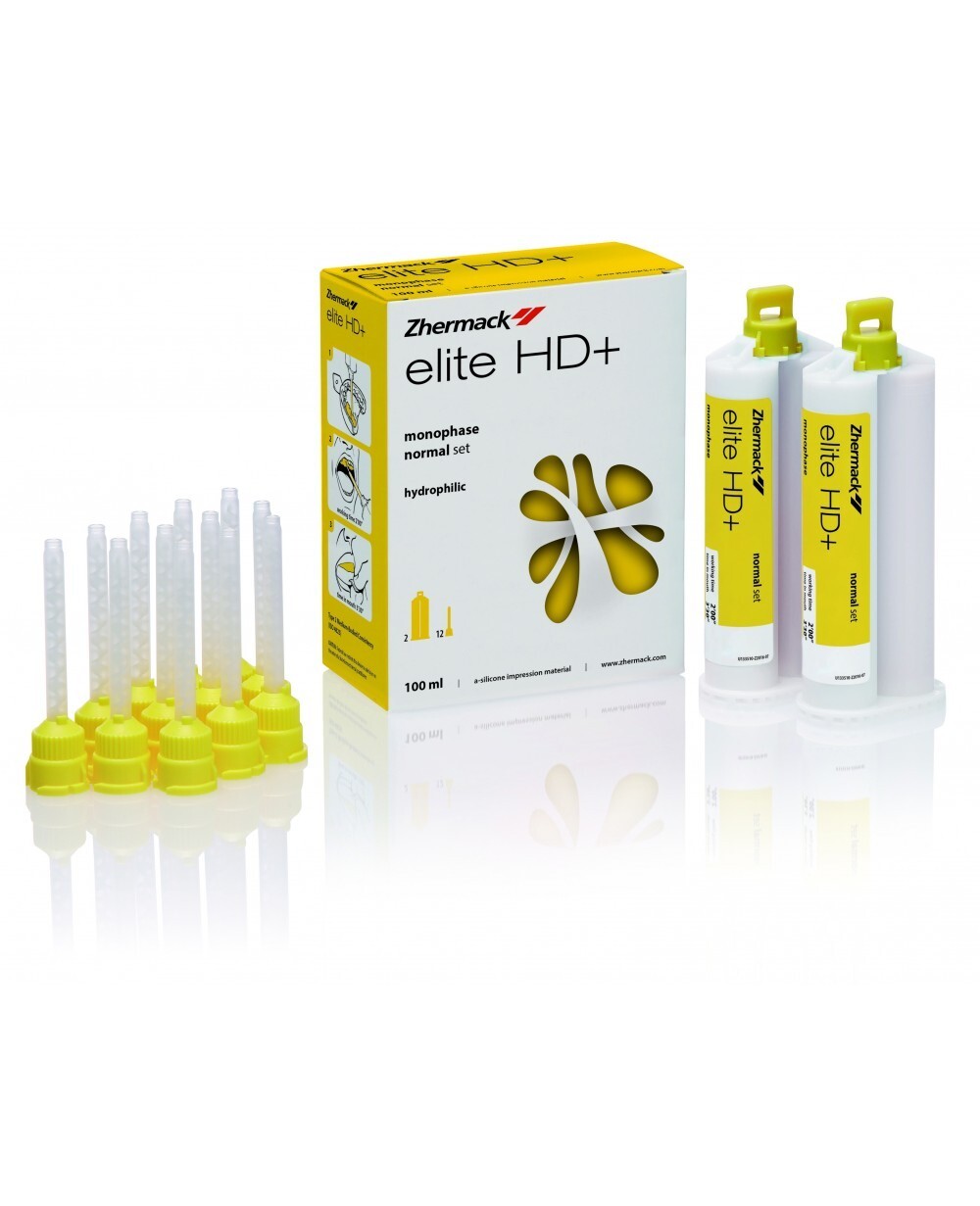Zhermack Elite HD+ Monophase Medium Body Normat Set 2x50mL Catridges (Free Ship)