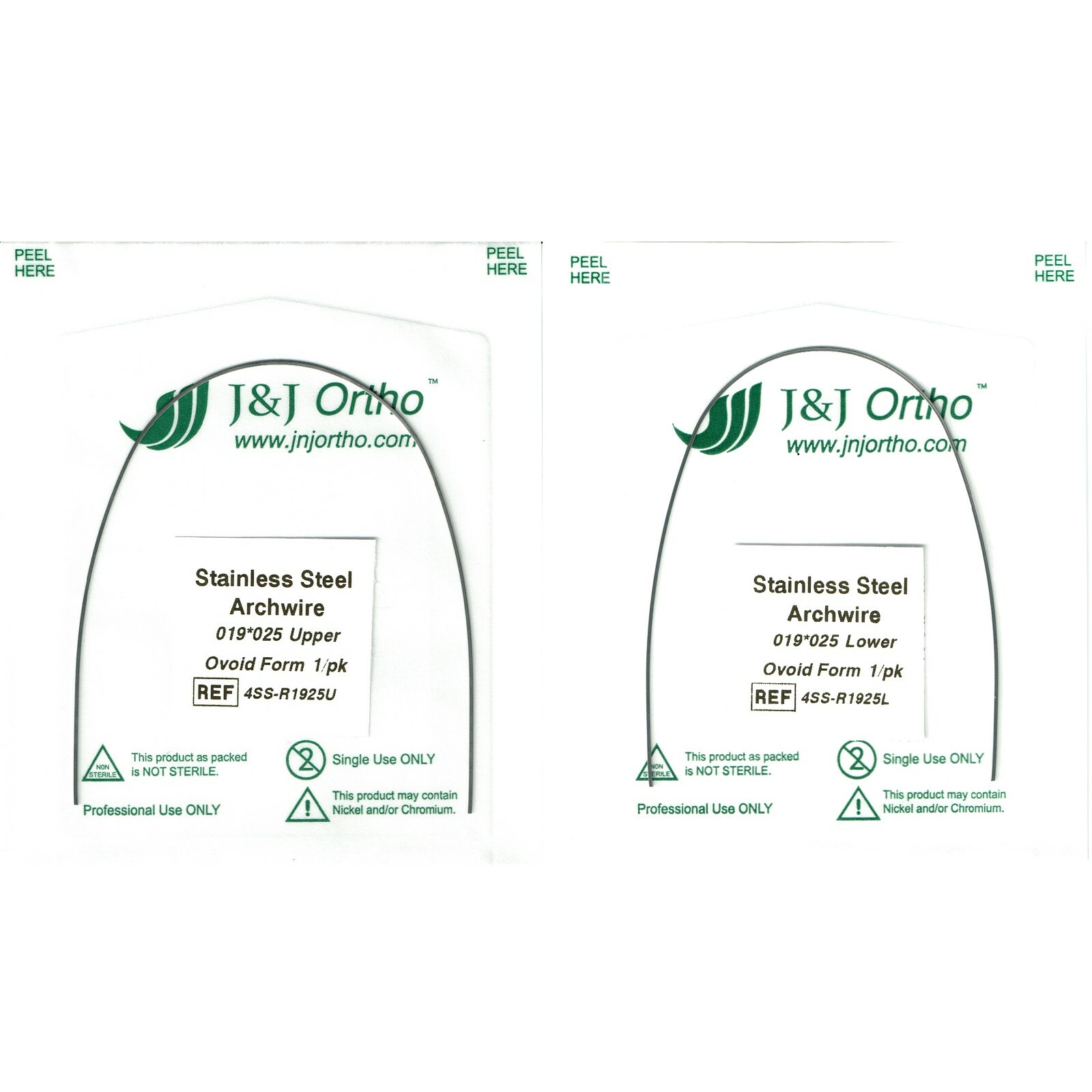 J&J Ortho™ Orthodontic Copper NiTi Arch Wire Kit for Ormco Damon Q Self Ligating