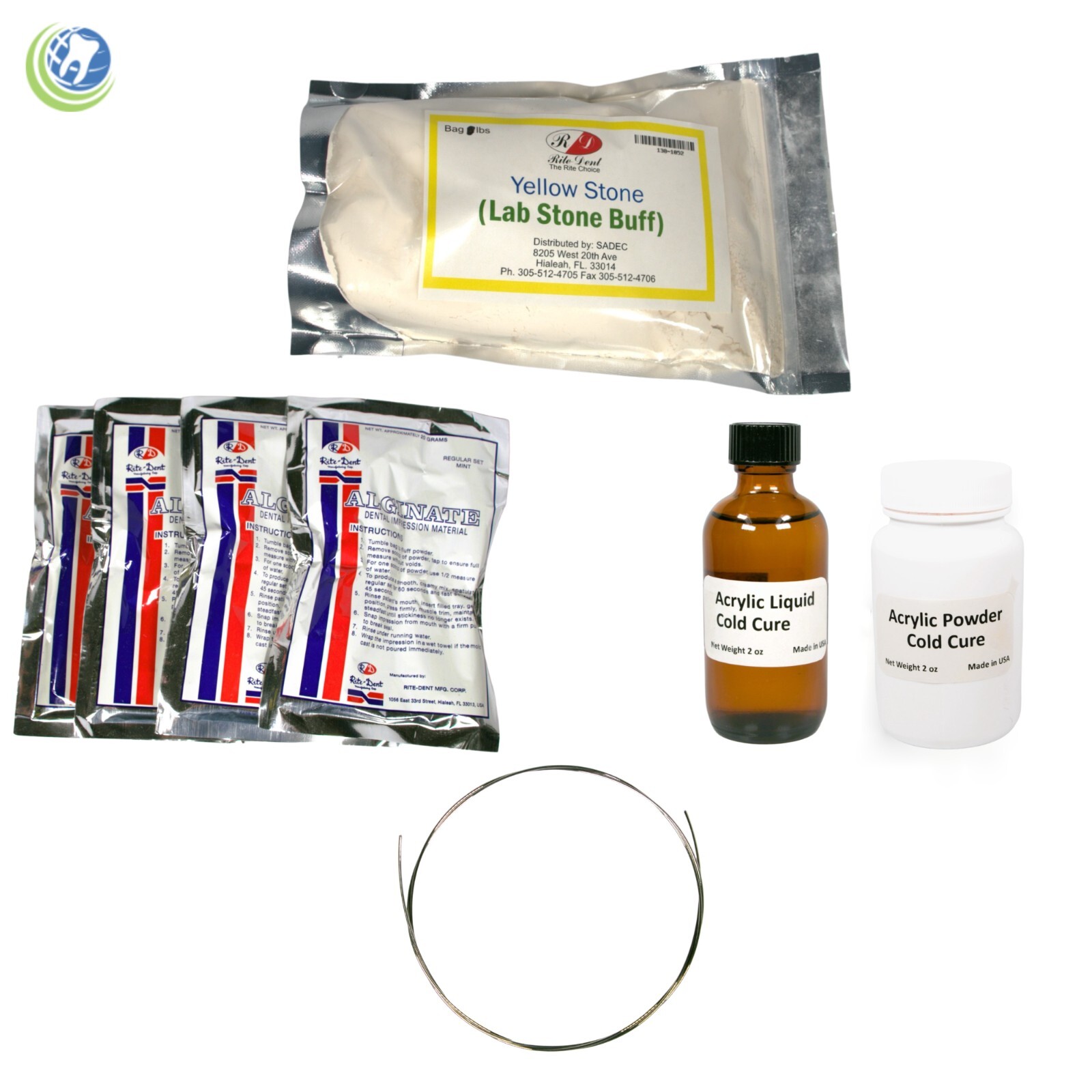 Materiales básicos Para Hacer Retenedor Hawley de Ortodoncia – Rosado Claro