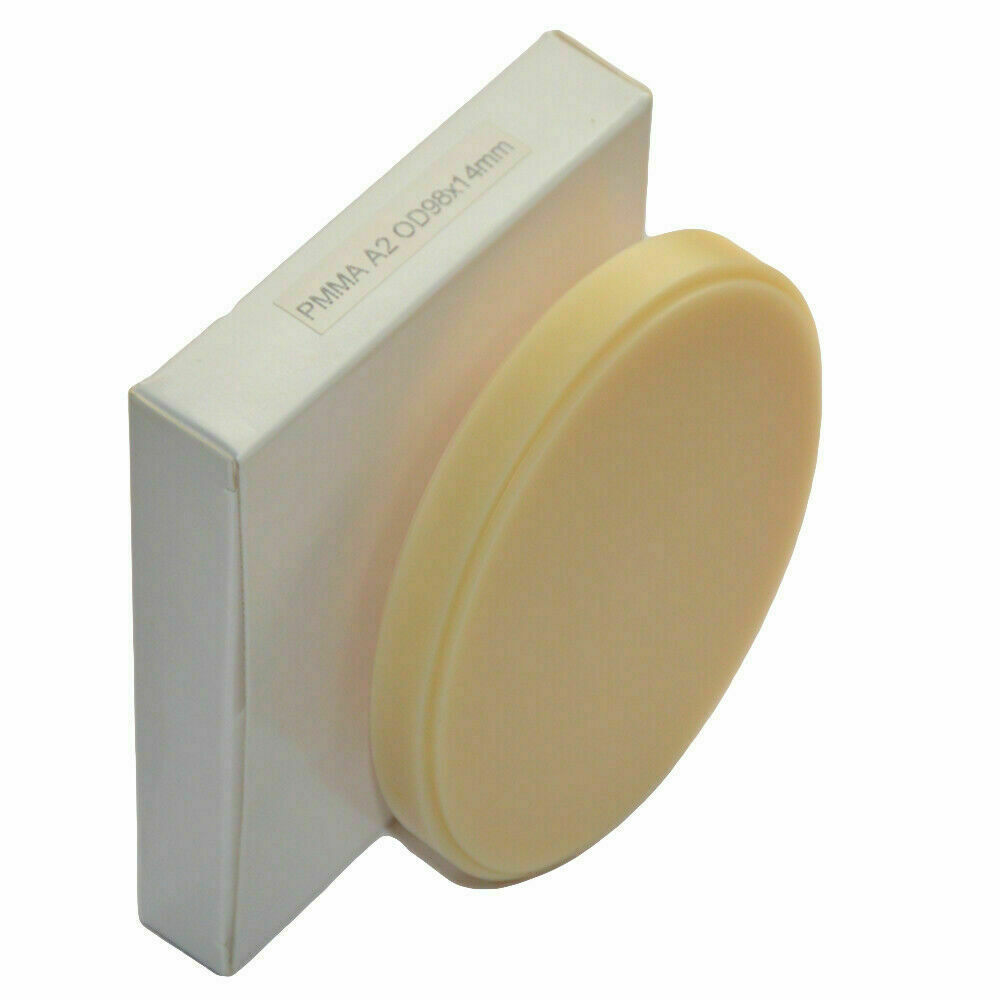 5 Pcs Dental Lab Material PMMA Blocks Disk Blanks For Wieland System OD98*16mm
