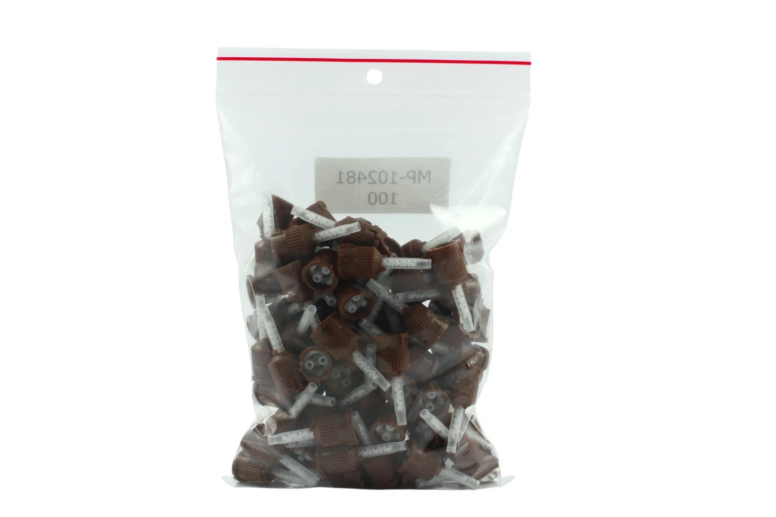Medmix MIXPAC Brown Helical 8 Motion Mixing Tips D Outlet 1:1 Ratio
