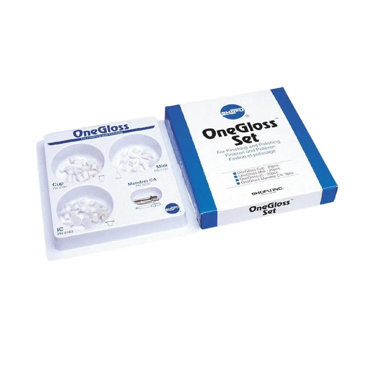 Shofu Onegloss Set Ca. same as picture expactdite shipping