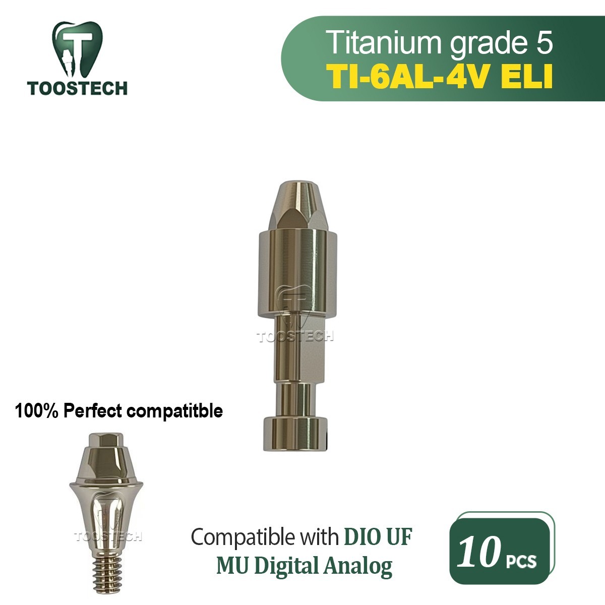 10pcs Dental Multi unit Digital analog fits to DIO UF New Line D4.8mm