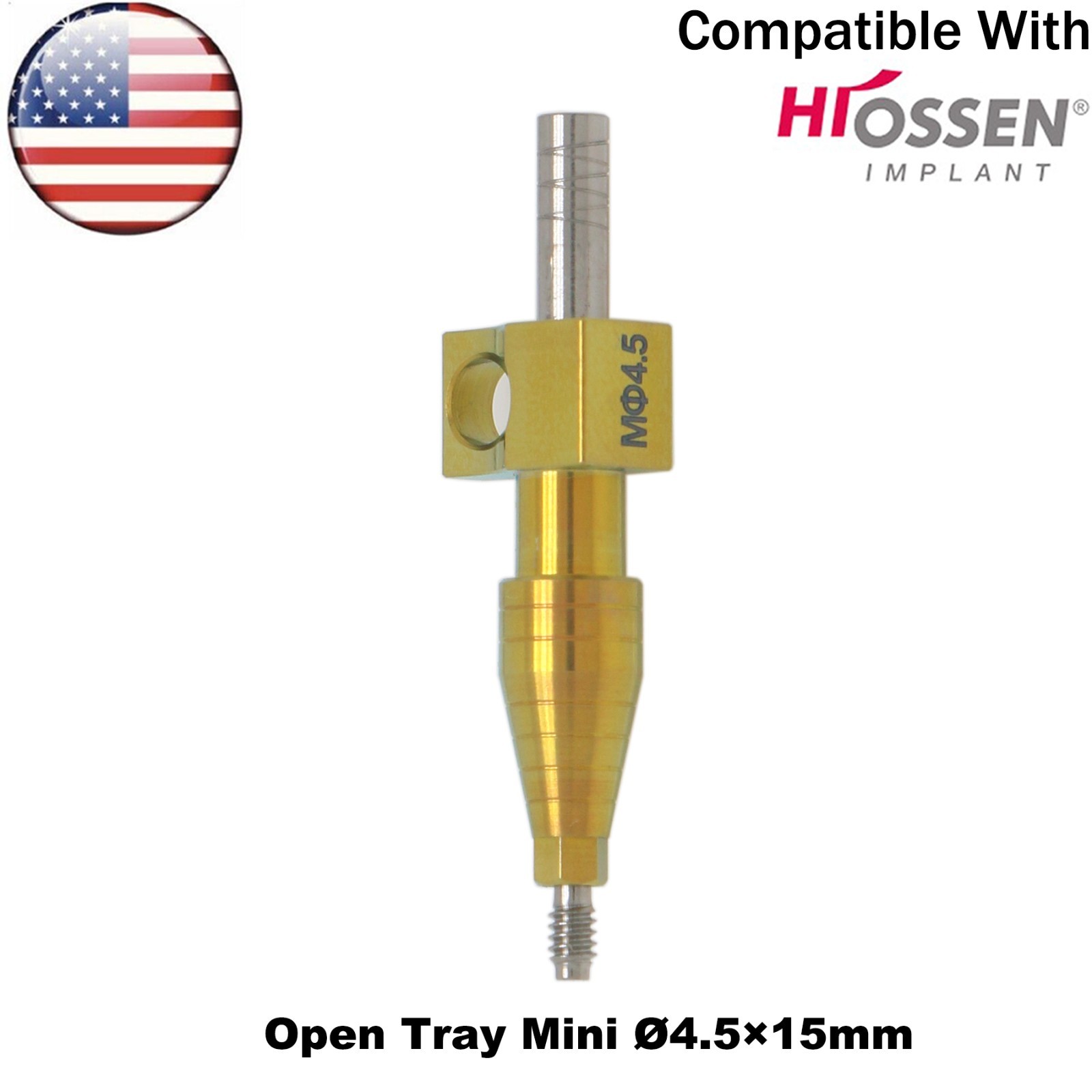 Dental Transfer Impression Coping Open Closed Tray lab Analog Fit Hiossen Osstem