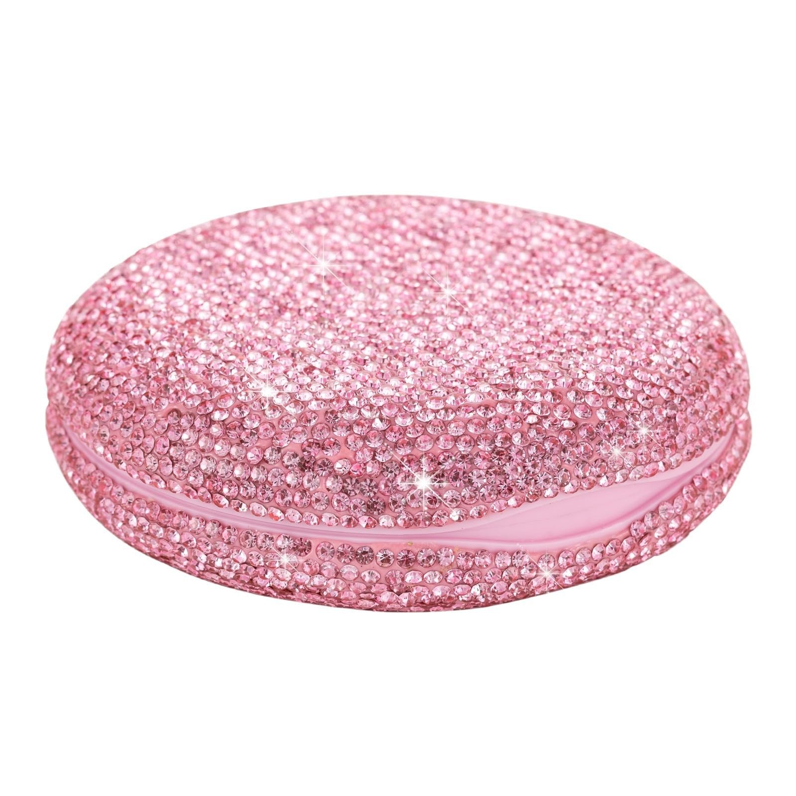 Veseek Retainer Holder Partial Denture Case Travel Container pink