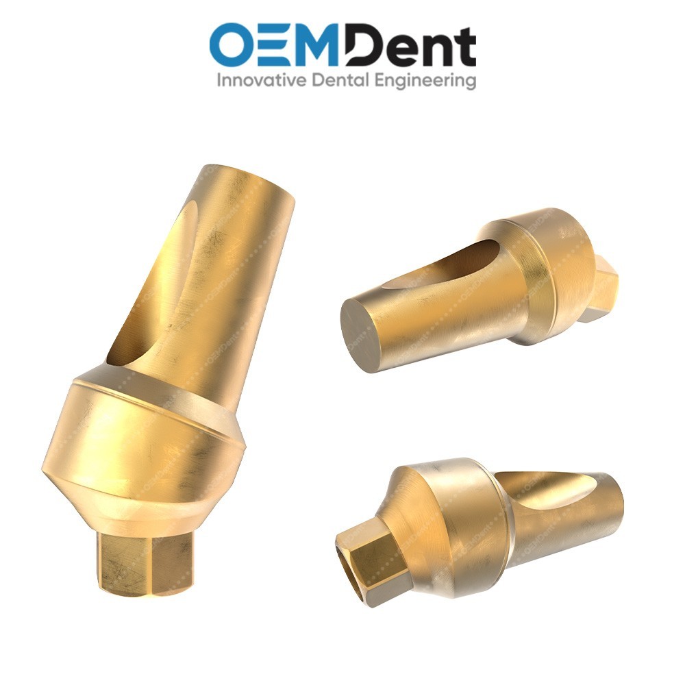 Angulated Transfer Prosthetic 25° + Snap-On Cap, Hex 2.42mm, Paltop® Compatible