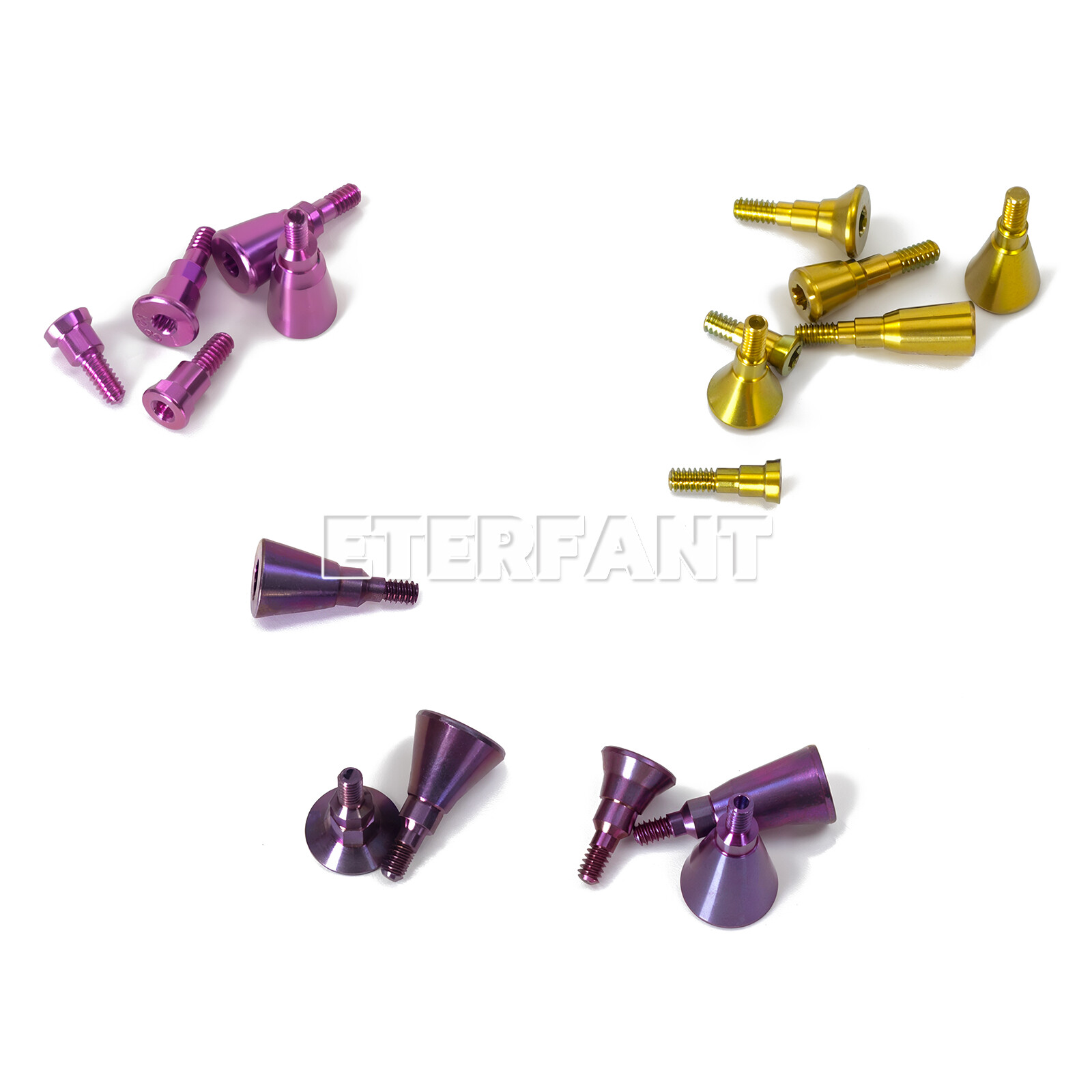 Healing Cap Abutments NC/RC Analog Cover Screw Titanium Fit Straumann ITI BLT