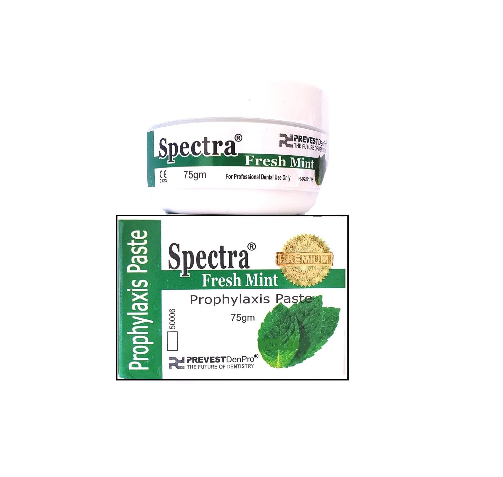 Prevest Denpro Spectra Prophyaxis Paste Fresh Mint With Fluoride 75g Jar