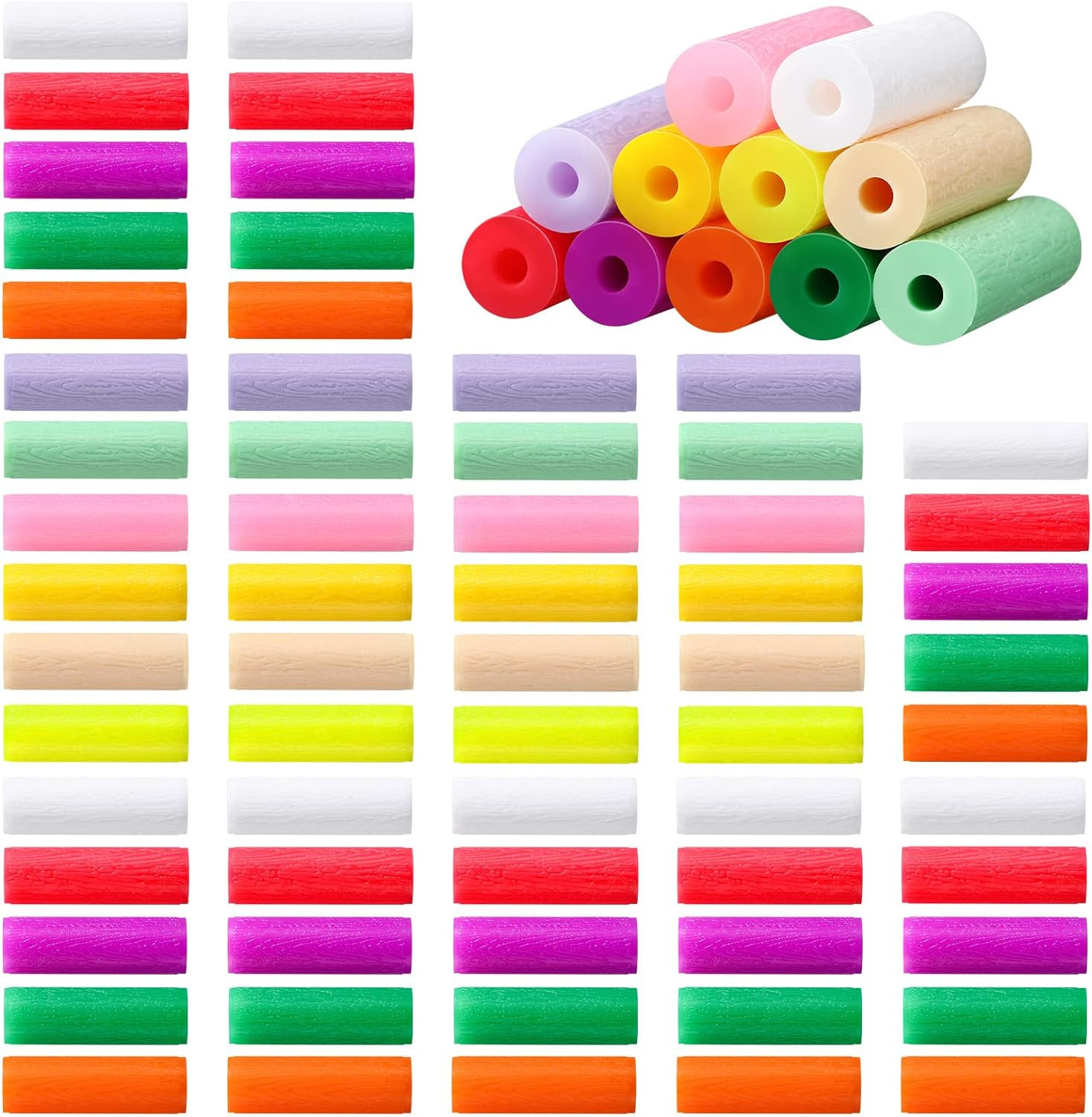 110 Pcs Aligner Chew for Aligner Tray Seaters Silicone Chompers Teeth Dental Inv