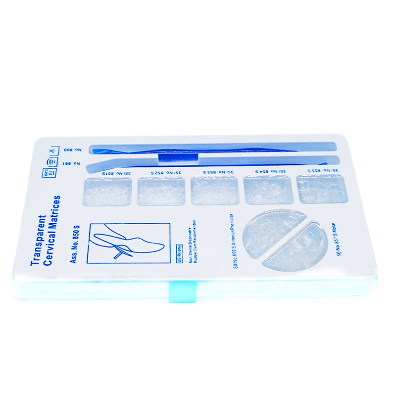 277Pcs Dental Cervical Matrices Composite Gingival Retractor Transparent Matrix