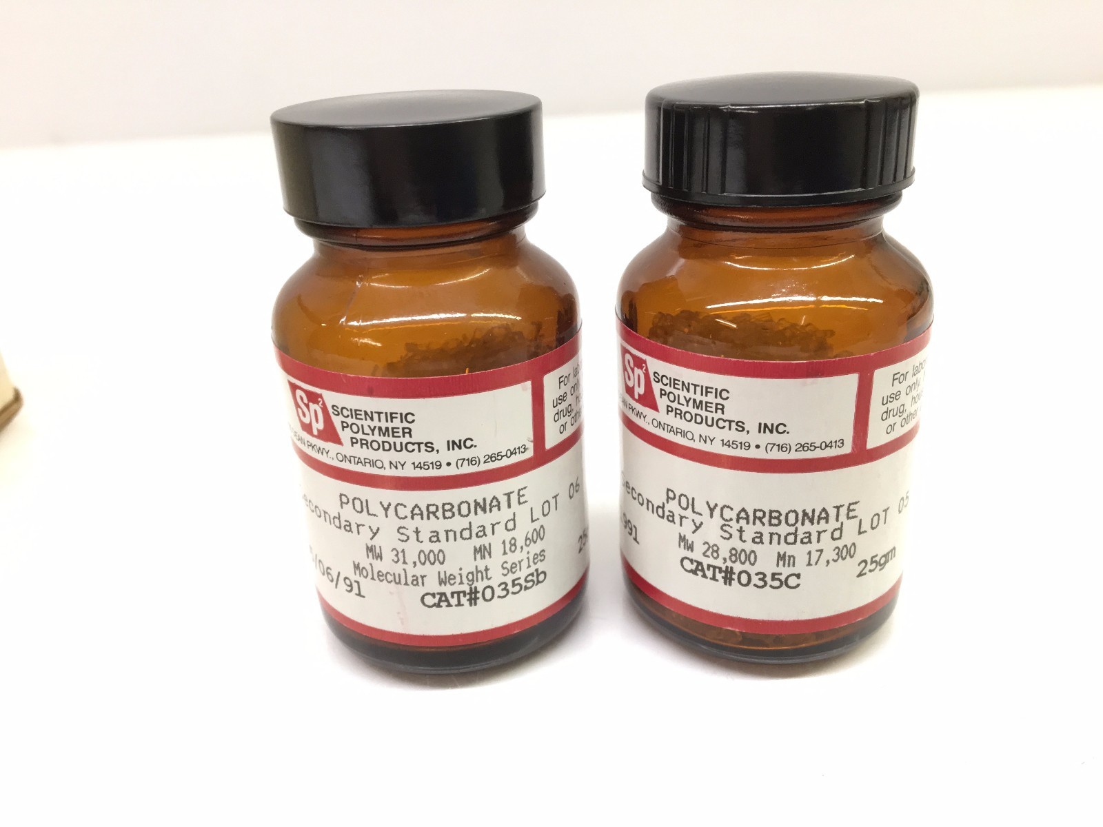 Polycarbonate Molecular Weight Series 035S Kit