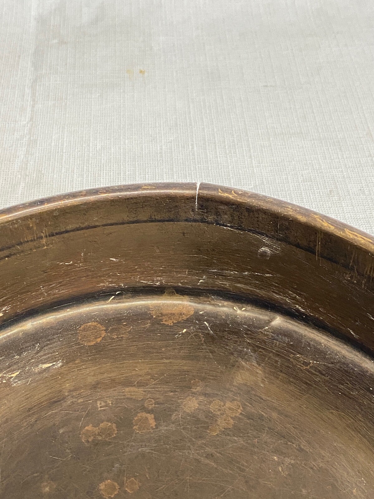 Test Sieve 8” ID Full Height Brass Collecting Pan 2” Depth