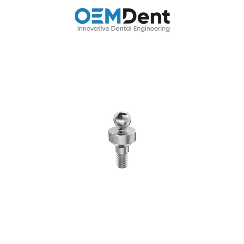 Straight Ball Attachment Slim Platform – AB Dent® Hexagon 2mm Compatible