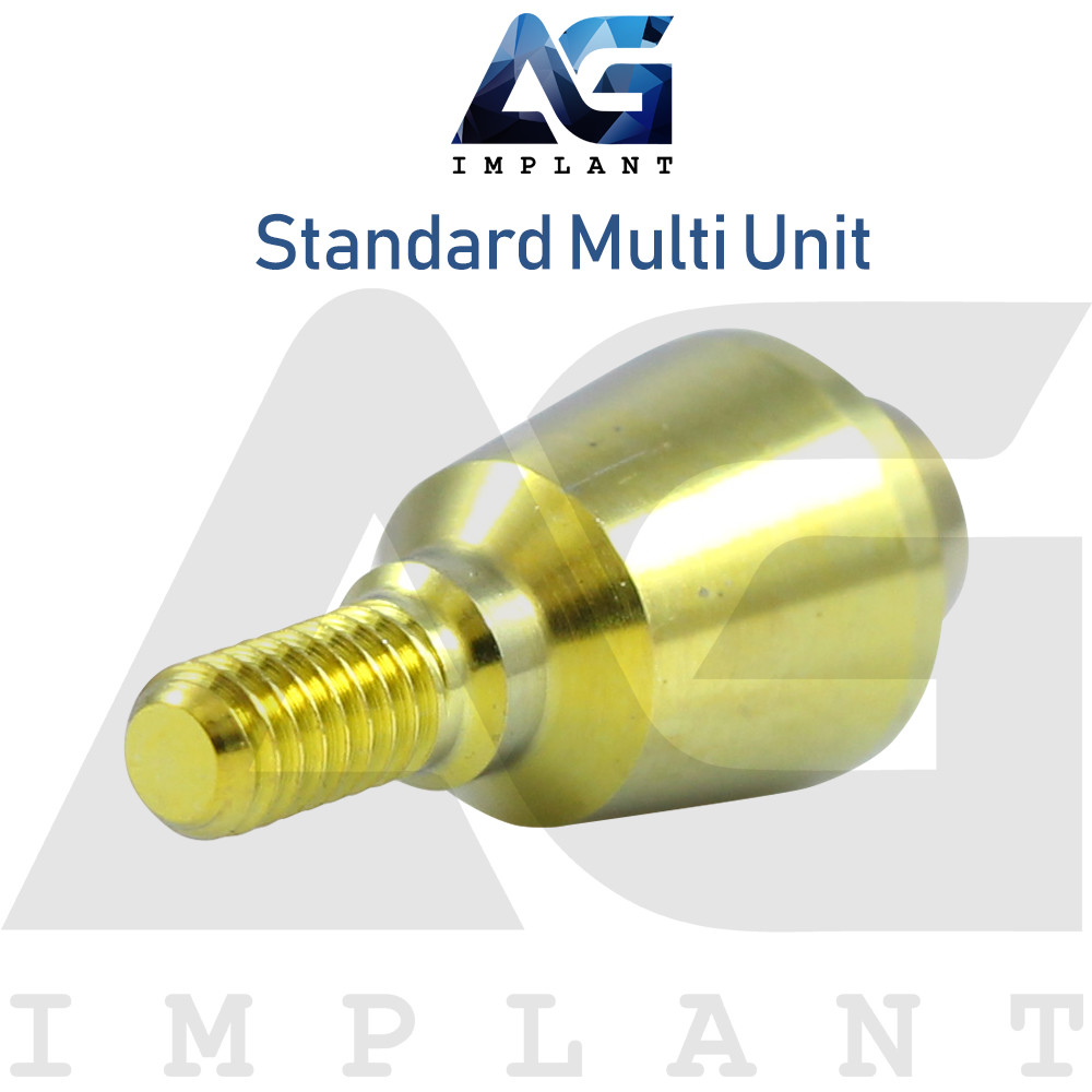 5 Straight Multi Unit 1.6 Prosthetic System Abutment Set Plastic Hexagon 2.42mm