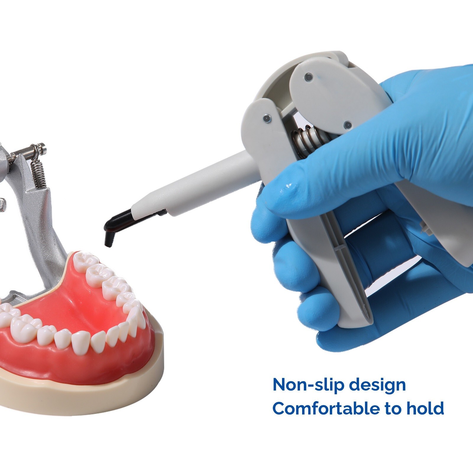 Dental Composite Gun Syringe Dispenser Delivery Applicator Cartridge Tips Caps