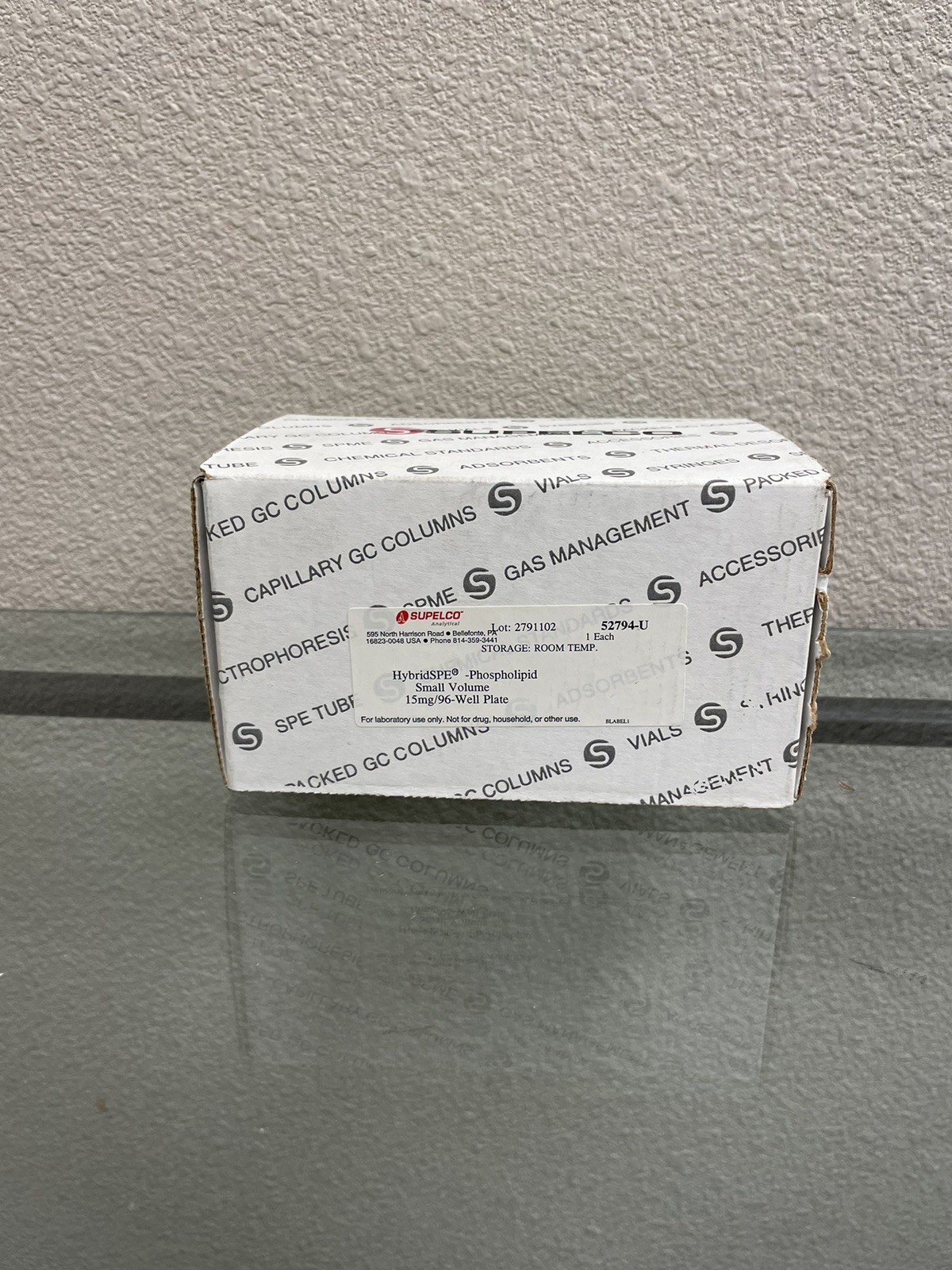 SUPELCO HybridSPE Phospholipid Small Volume 15mg/96 Well Plate, 52794-U