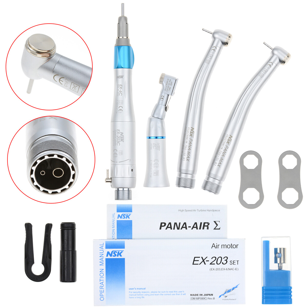 Dental Mobile Unit GU-P209 Strong Suction+Scaler+Curing Light+NSK Handpieces 4H