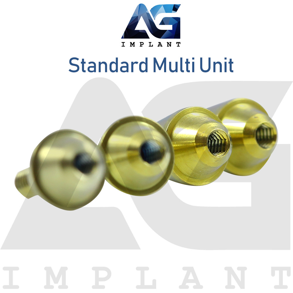 5 Straight Multi Unit 1.6 Prosthetic System Abutment Set Plastic Hexagon 2.42mm