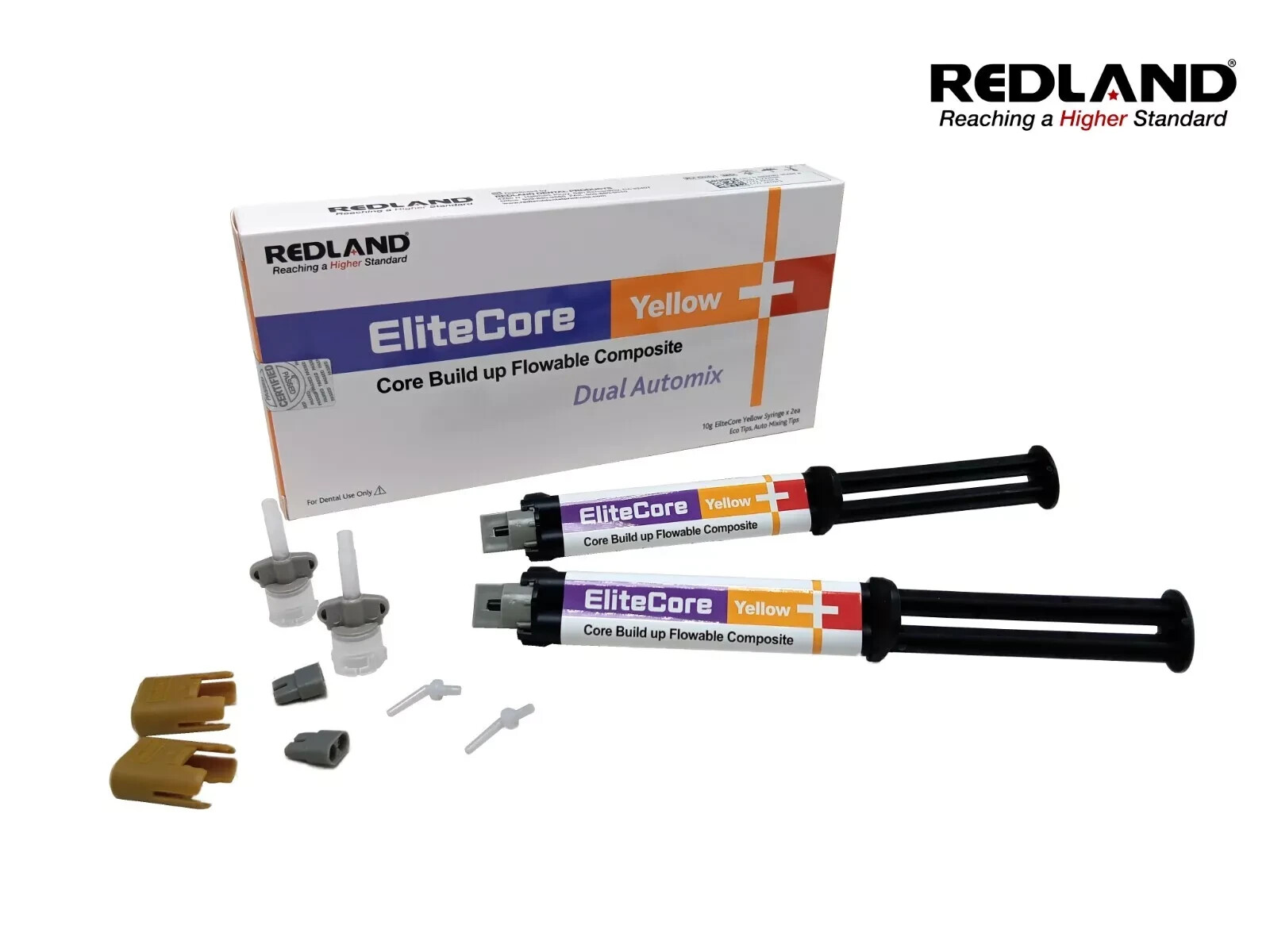 REDLAND Elite-Core Core Build up Flowable 2x10gm Syringe + Tips