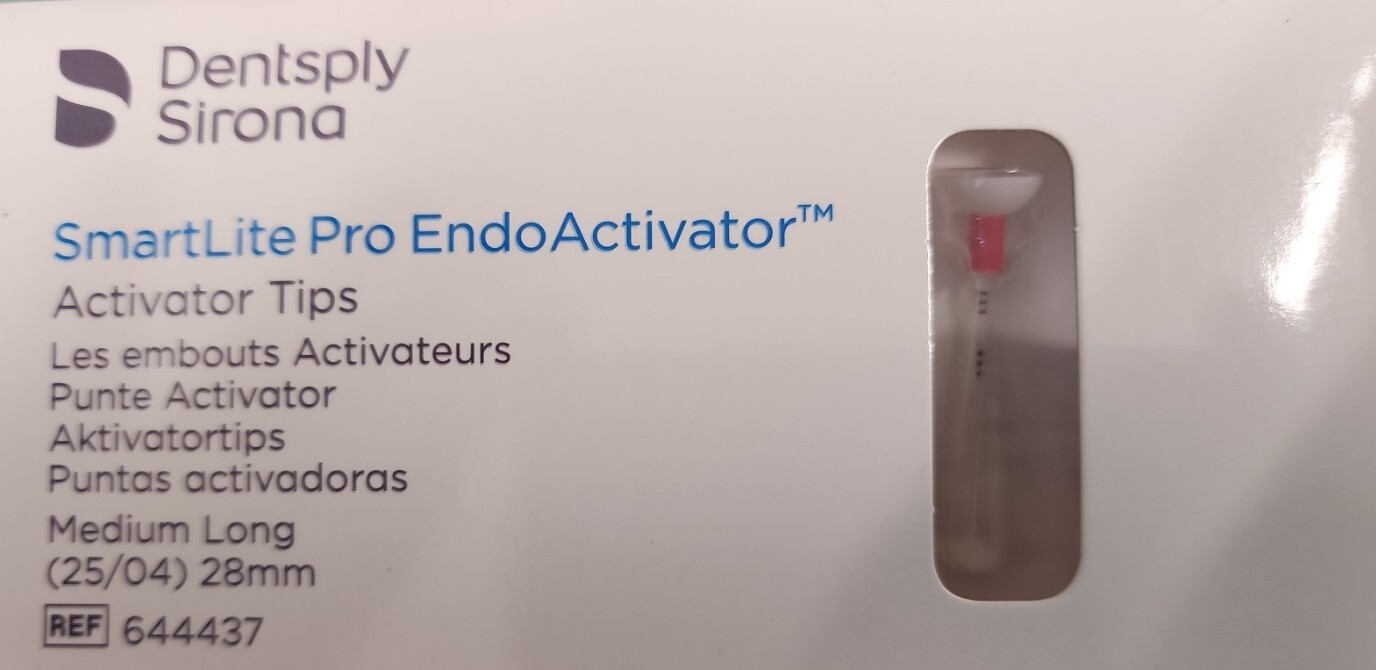 Endoactivator Tips Large Medium Long Red 25 Activator Tips 28 mm Dentsply Tulsa