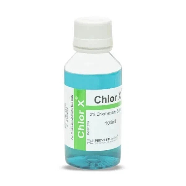 PACK OF 1 Prevest Dental Prevest Chlor X 2% chlorhexidine solution -100ml Bottle