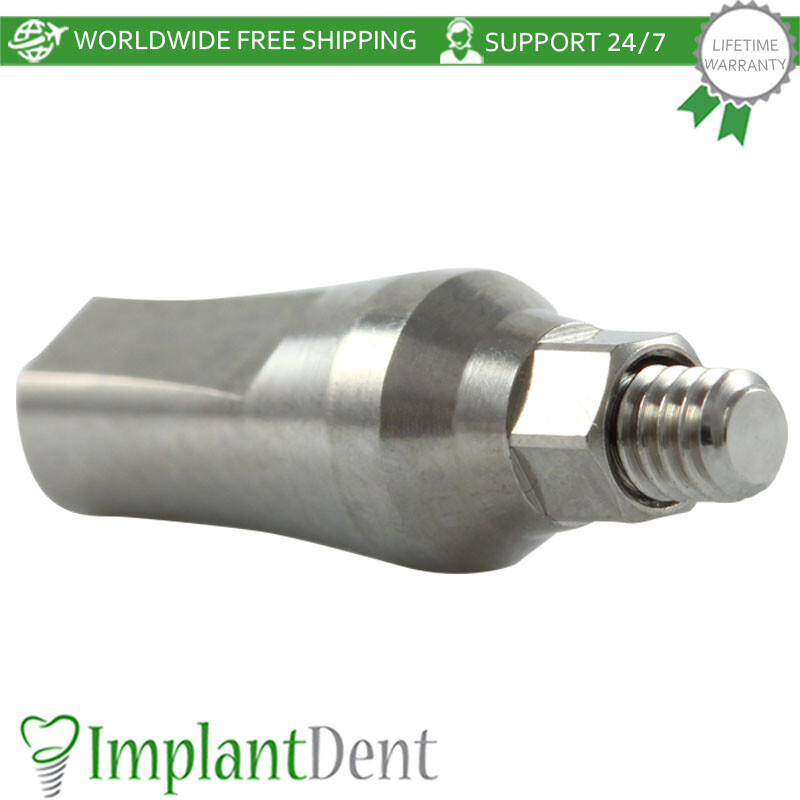 5x Dental Straight Prosthetic 4.0mm Regular Platform (RP) Conical Hex 2.65mm