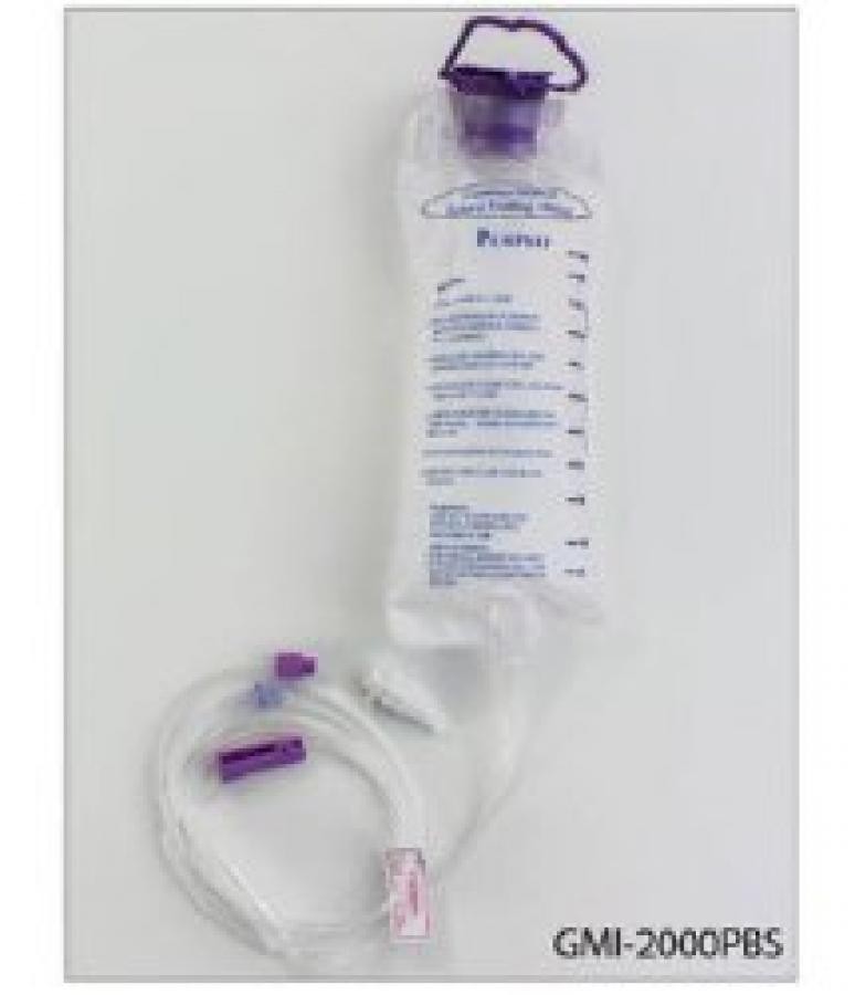 Generica Enteral Feeding Pump Bags Sets W/ ENFit Connectors Non-Sterile 1000 mL