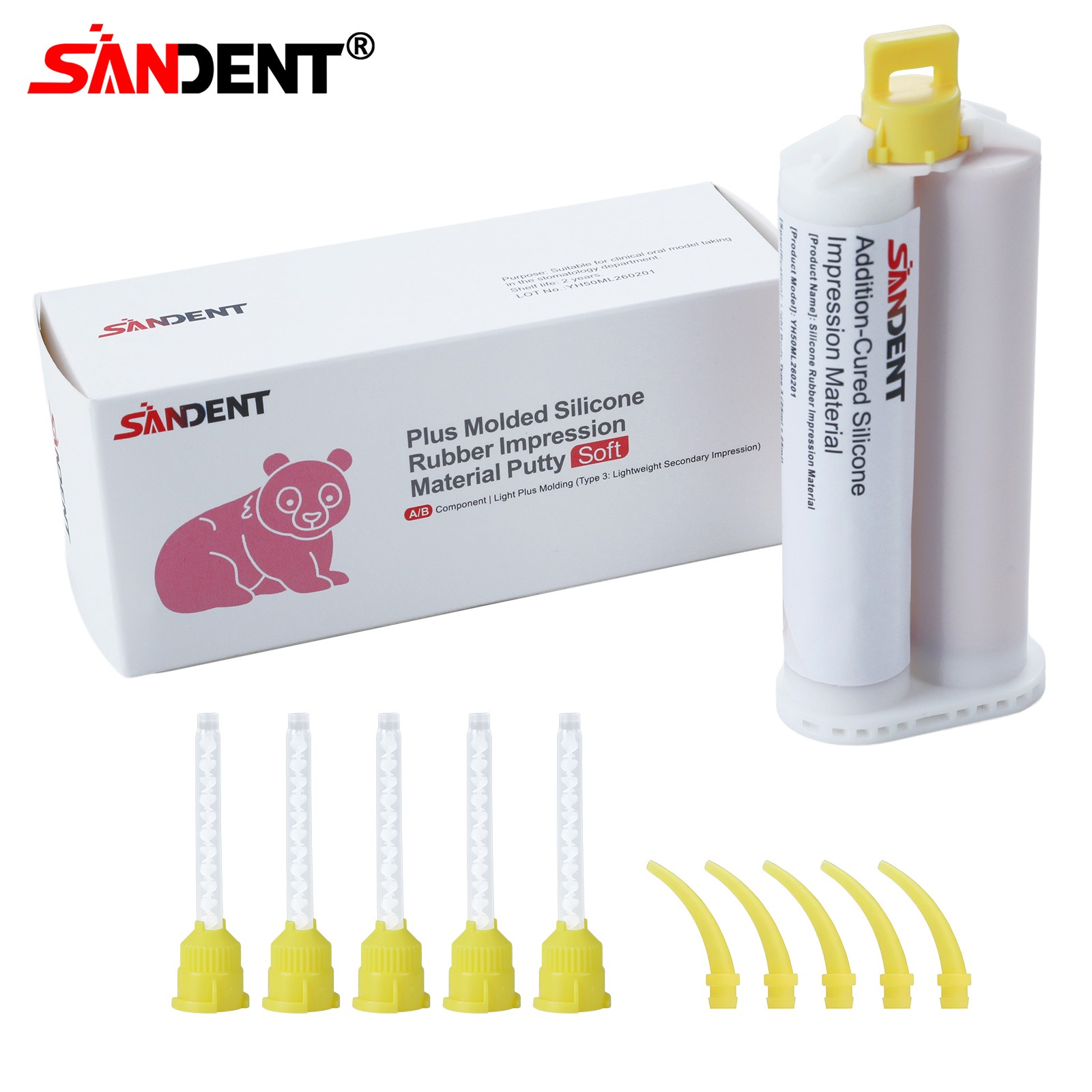 Dental Putty Impression Material Set Putty 800g + 50ml Wash