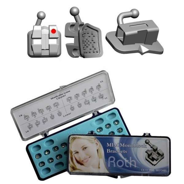 GooDent-Ortho T-M+ 0.022 MIM MonoBlock Low Profile Mini Roth Bracket