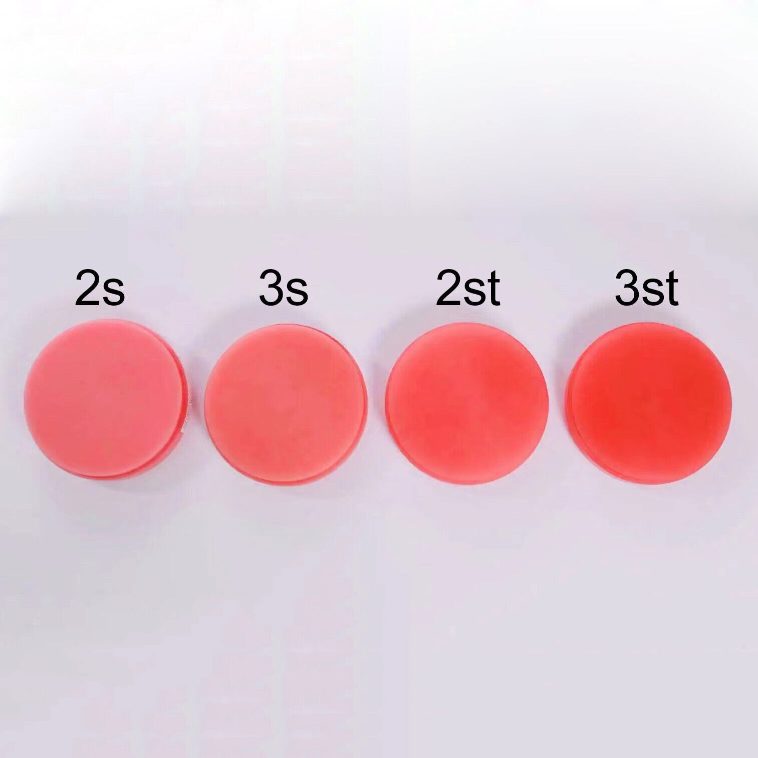 5Pcs Pink PMMA Disc PMMA Block Bloodshot 98mm Dental Lab Material for CAD/CAM